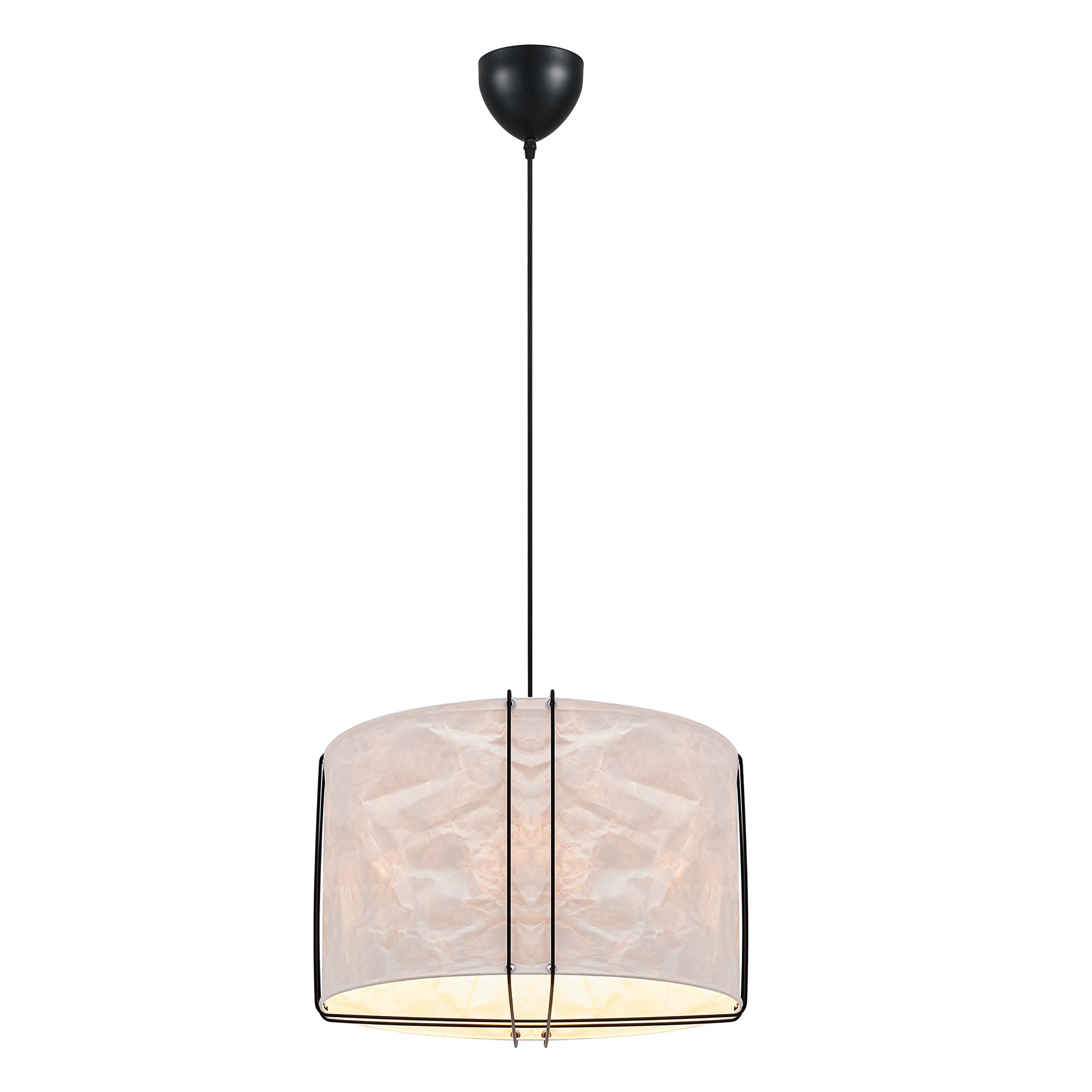 Lampa wisząca Cardine 50 cm czarno-biała
