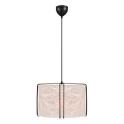 Lampa wisząca Cardine 50 cm czarno-biała