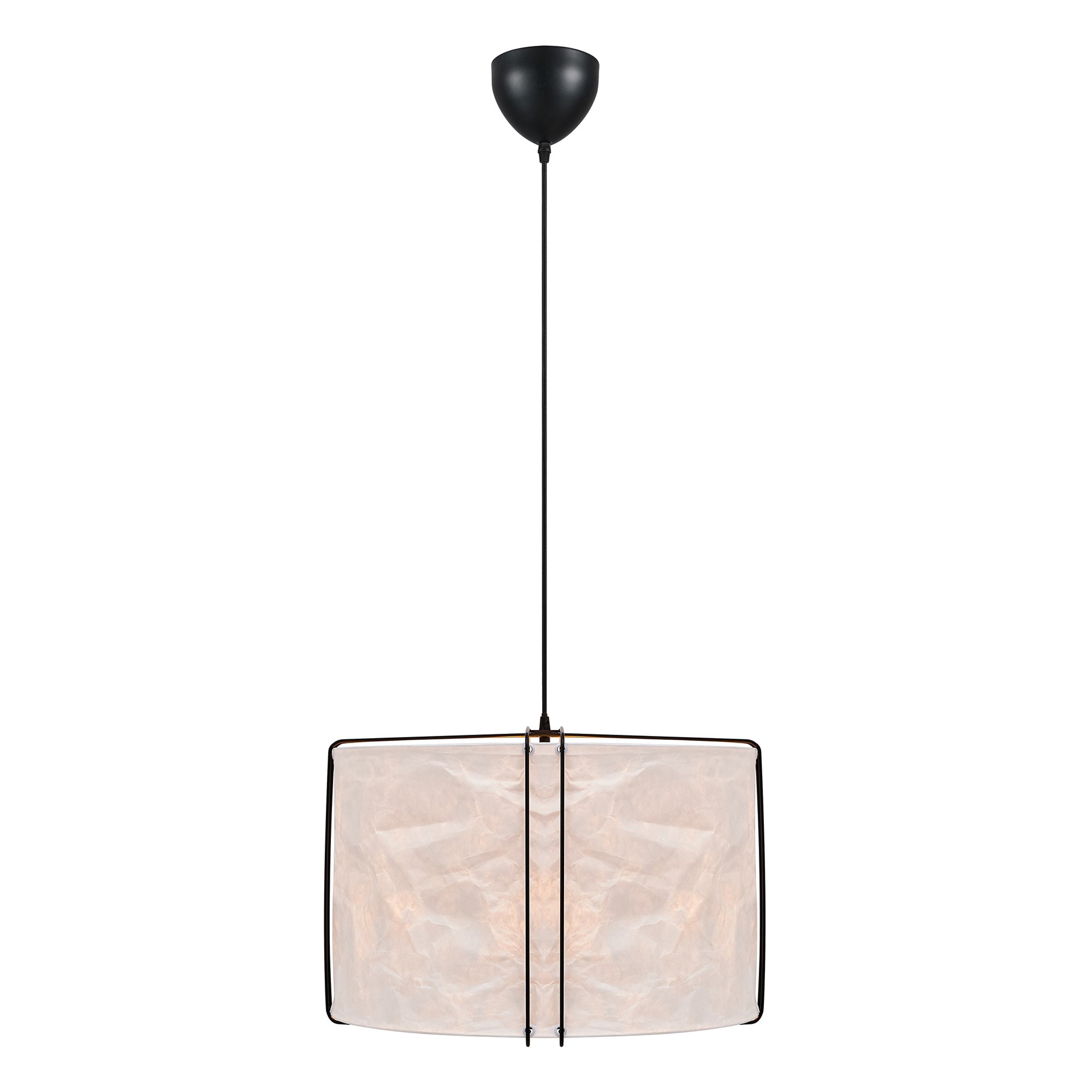 Lampa wisząca Cardine 50 cm czarno-biała