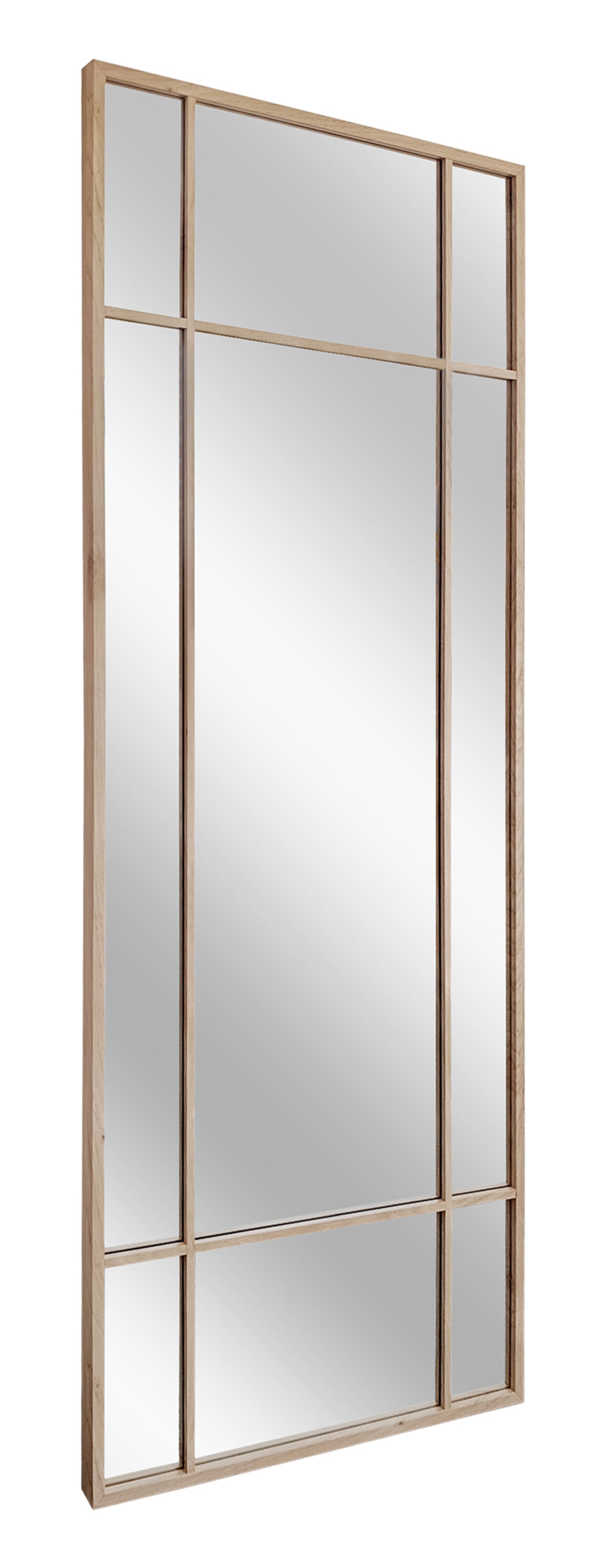 Lustro wiszące w ramie Conny 150x60 cm dębowe