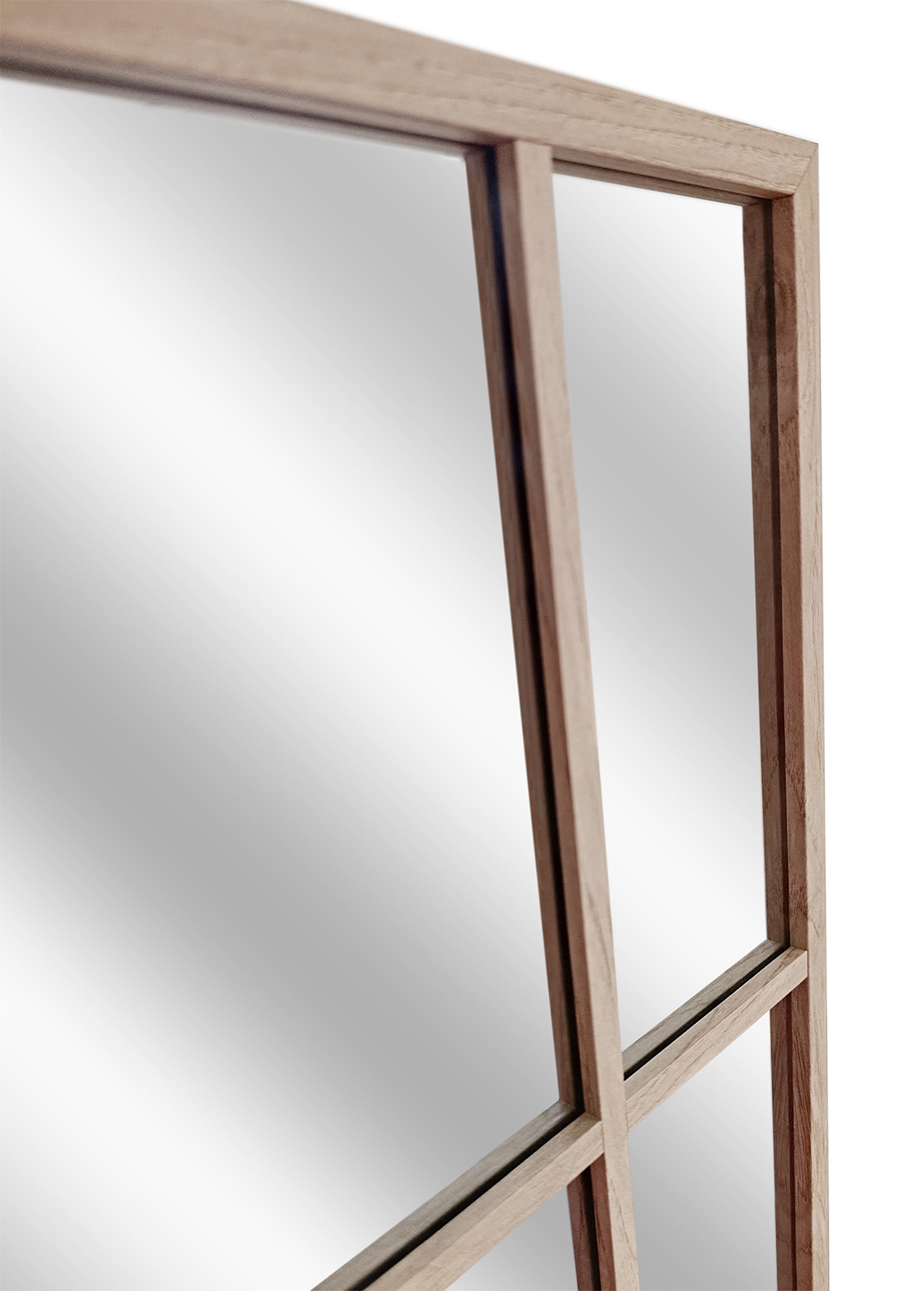 Lustro wiszące w ramie Conny 150x60 cm dębowe
