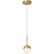 Lampa wisząca Contina złota
