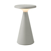 Lampa stołowa Funghi szara IP44