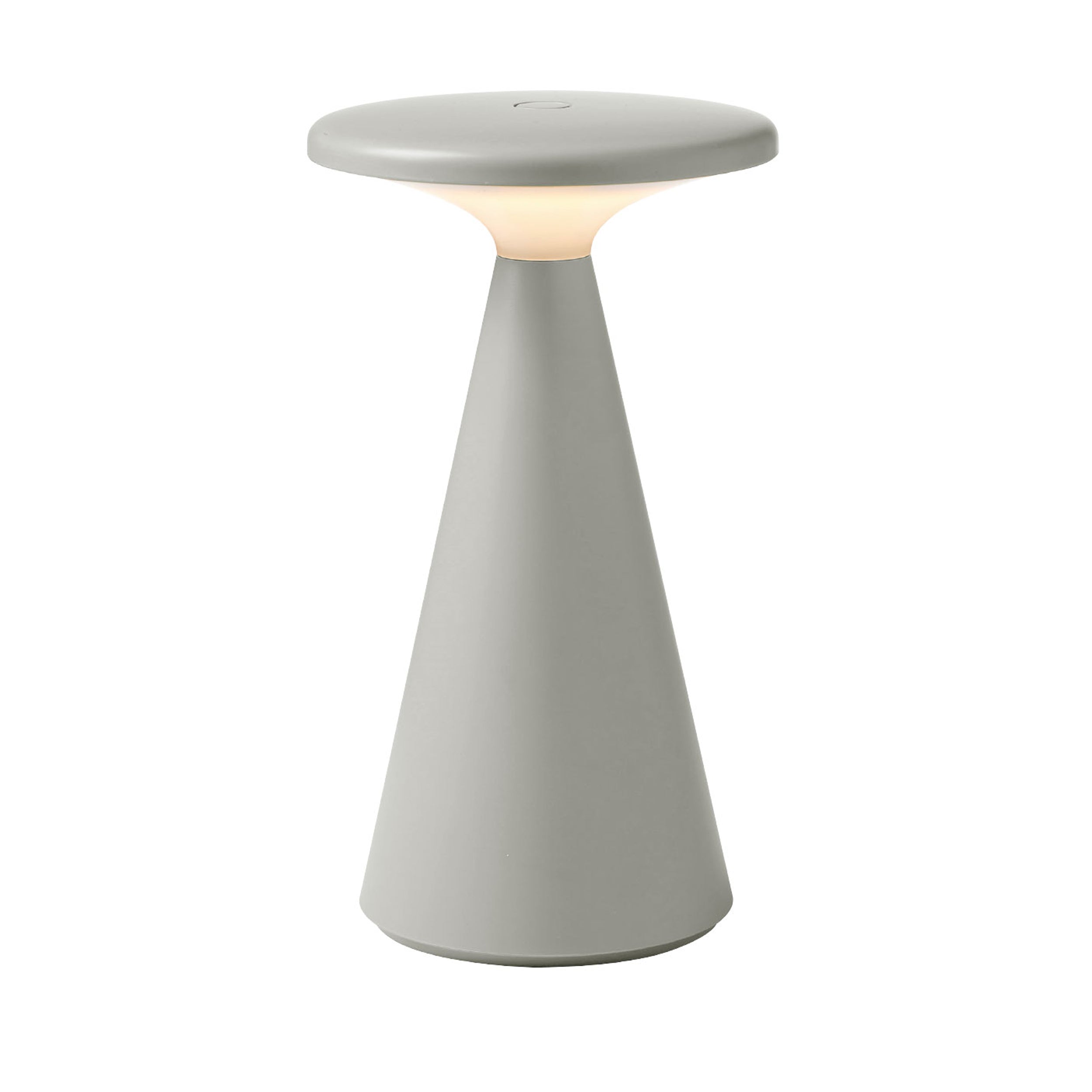 Lampa stołowa Funghi szara IP44
