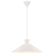 Lampa wisząca Dial 45 cm biała