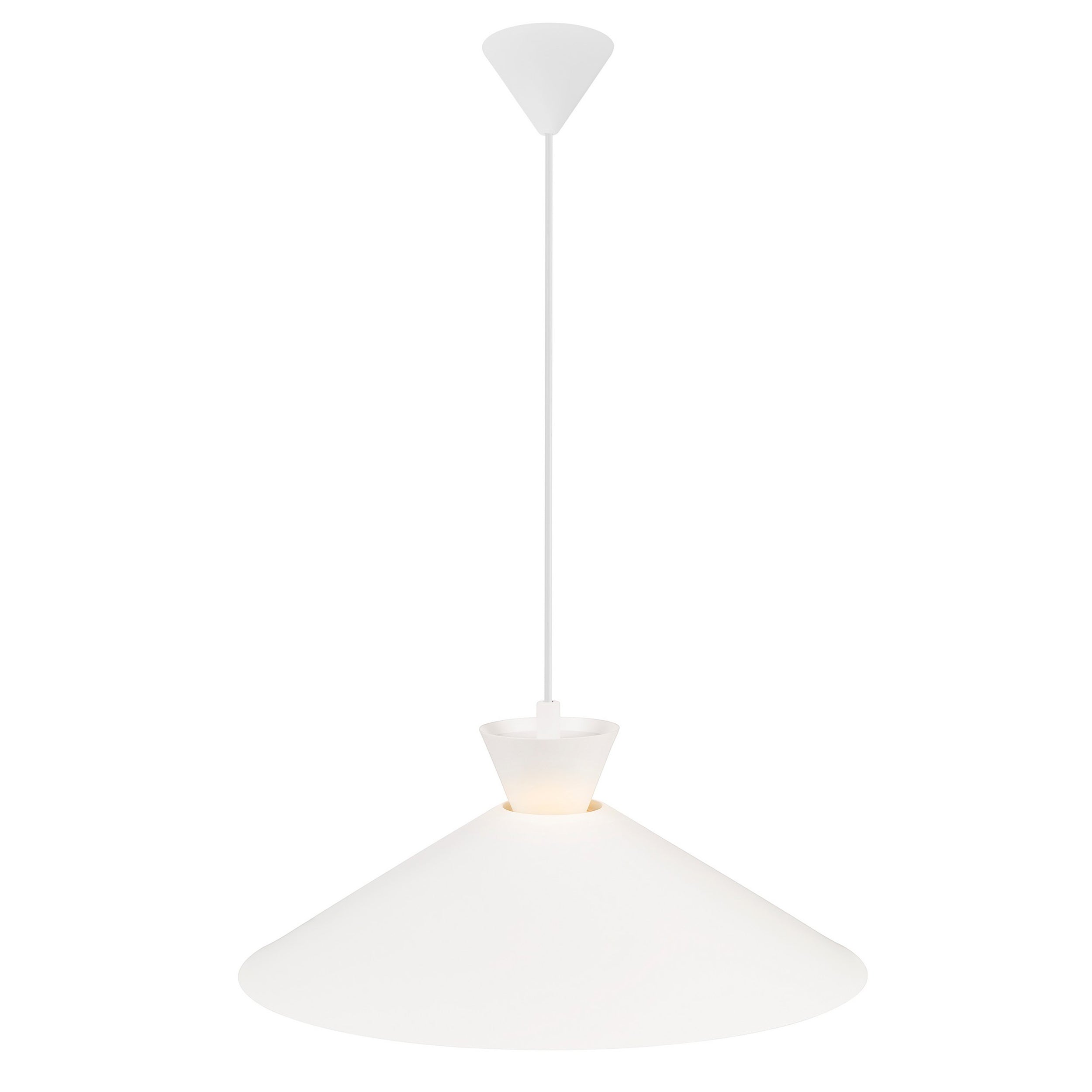 Lampa wisząca Dial 45 cm biała