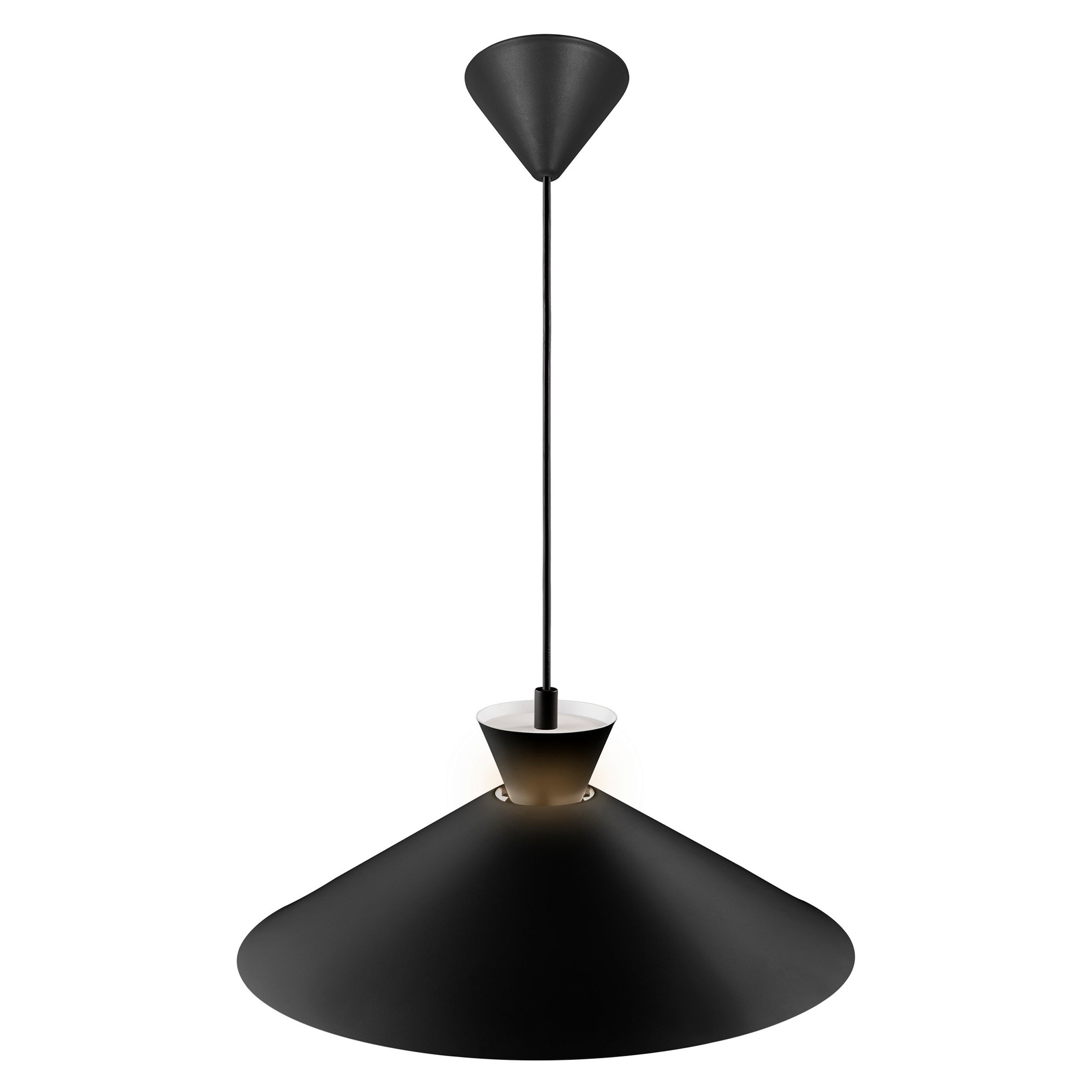 Lampa wisząca Dial 45 cm czarna