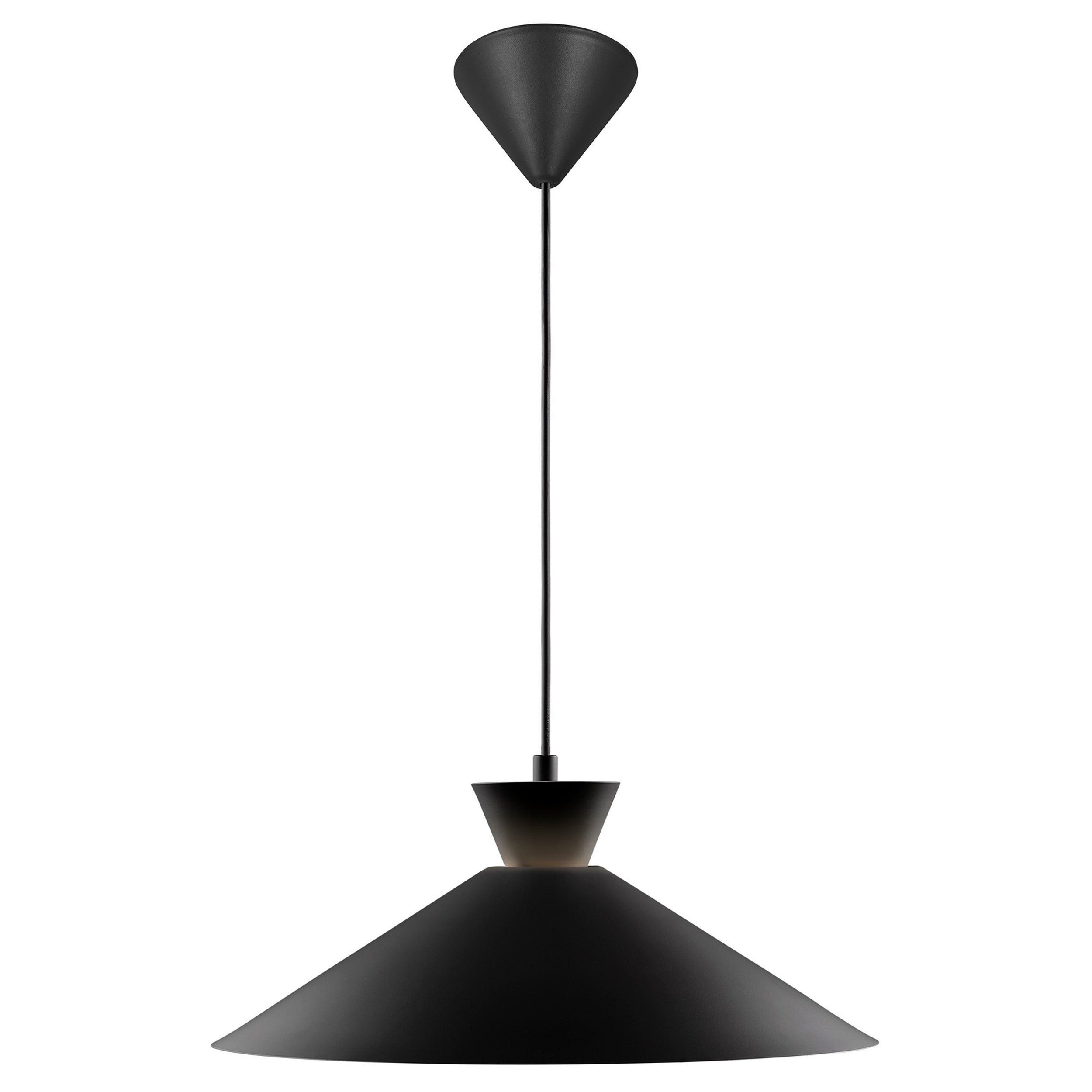 Lampa wisząca Dial 45 cm czarna