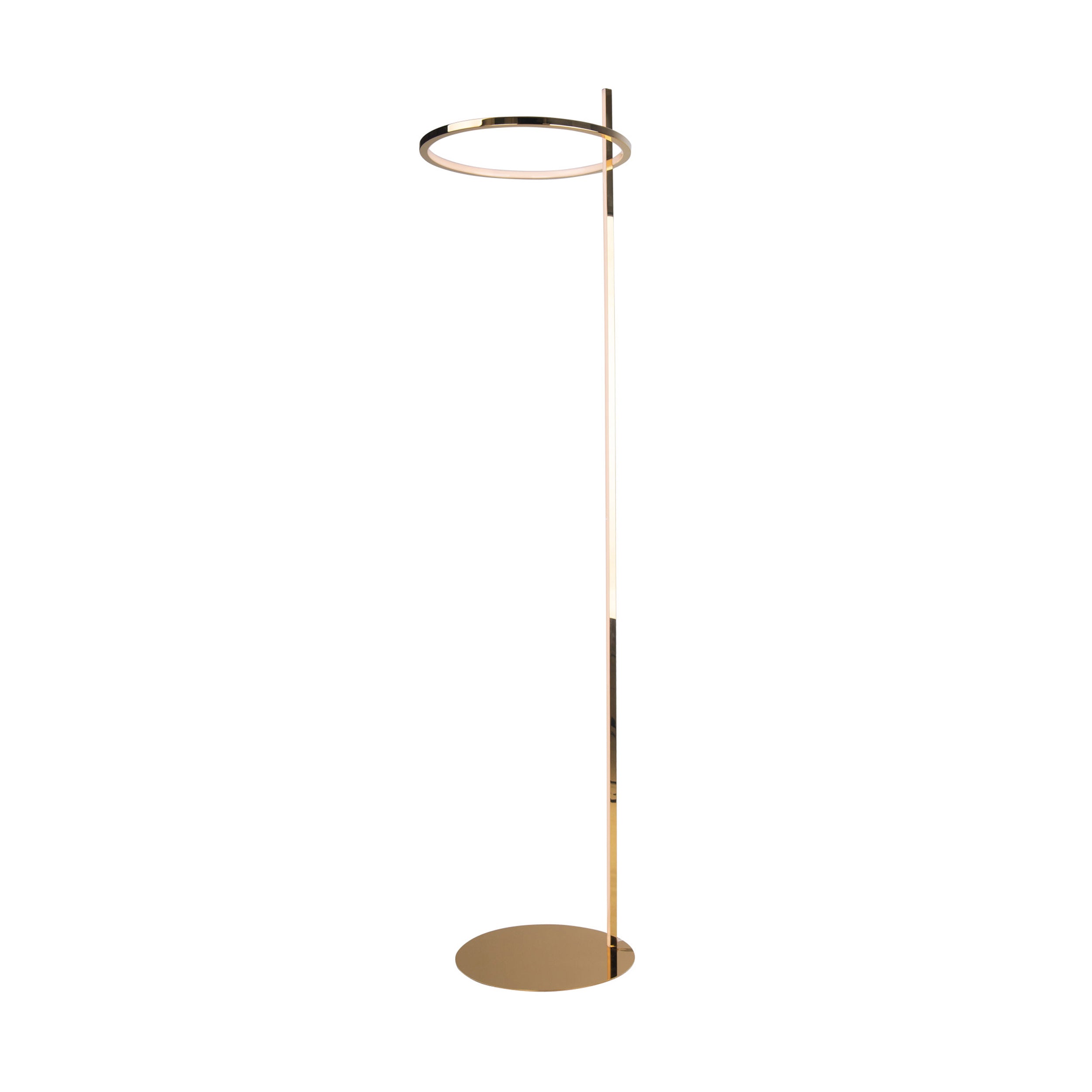Lampa podłogowa Lozanna złota 27W