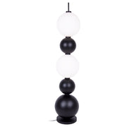 Lampa podłogowa Tama czarno-biała