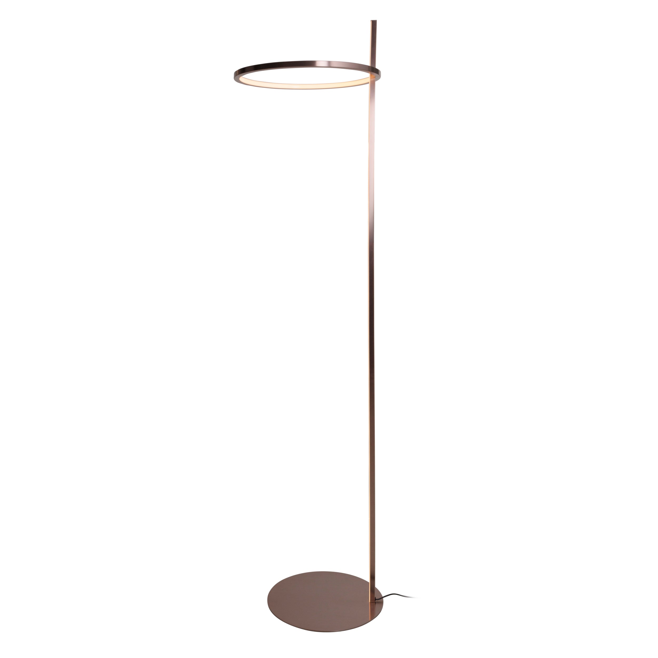 Lampa podłogowa Lozanna brązowa 27W