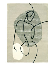 Dywan z wełną ręcznie tkany Leia beżowy 160x230 cm