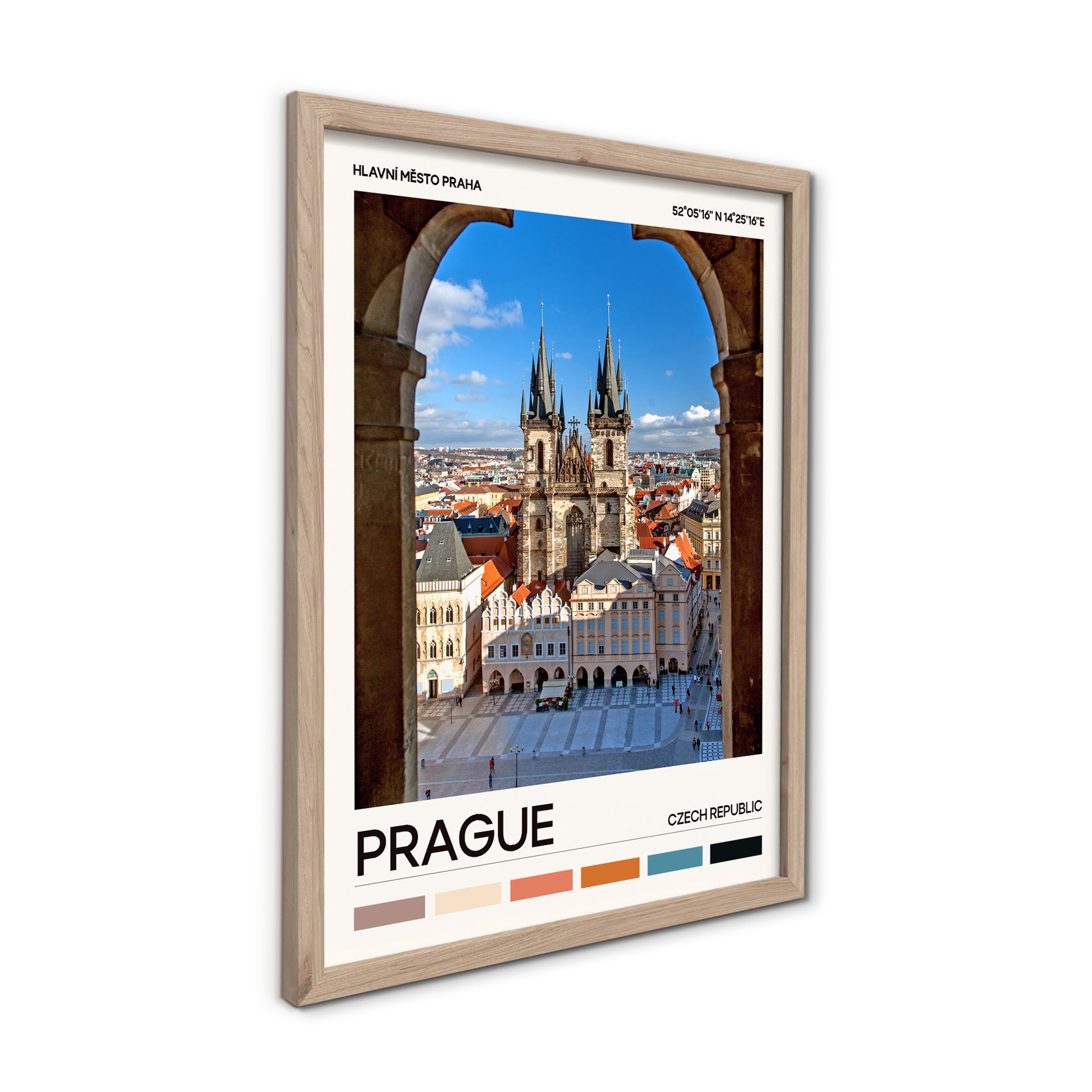 Obraz w ramie Prague 40x30 cm