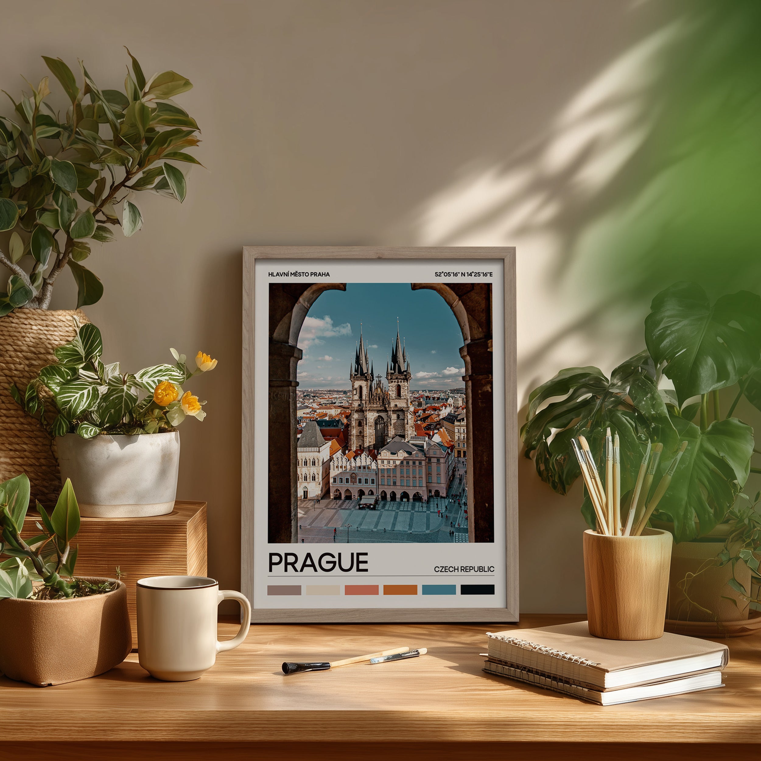 Obraz w ramie Prague 40x30 cm