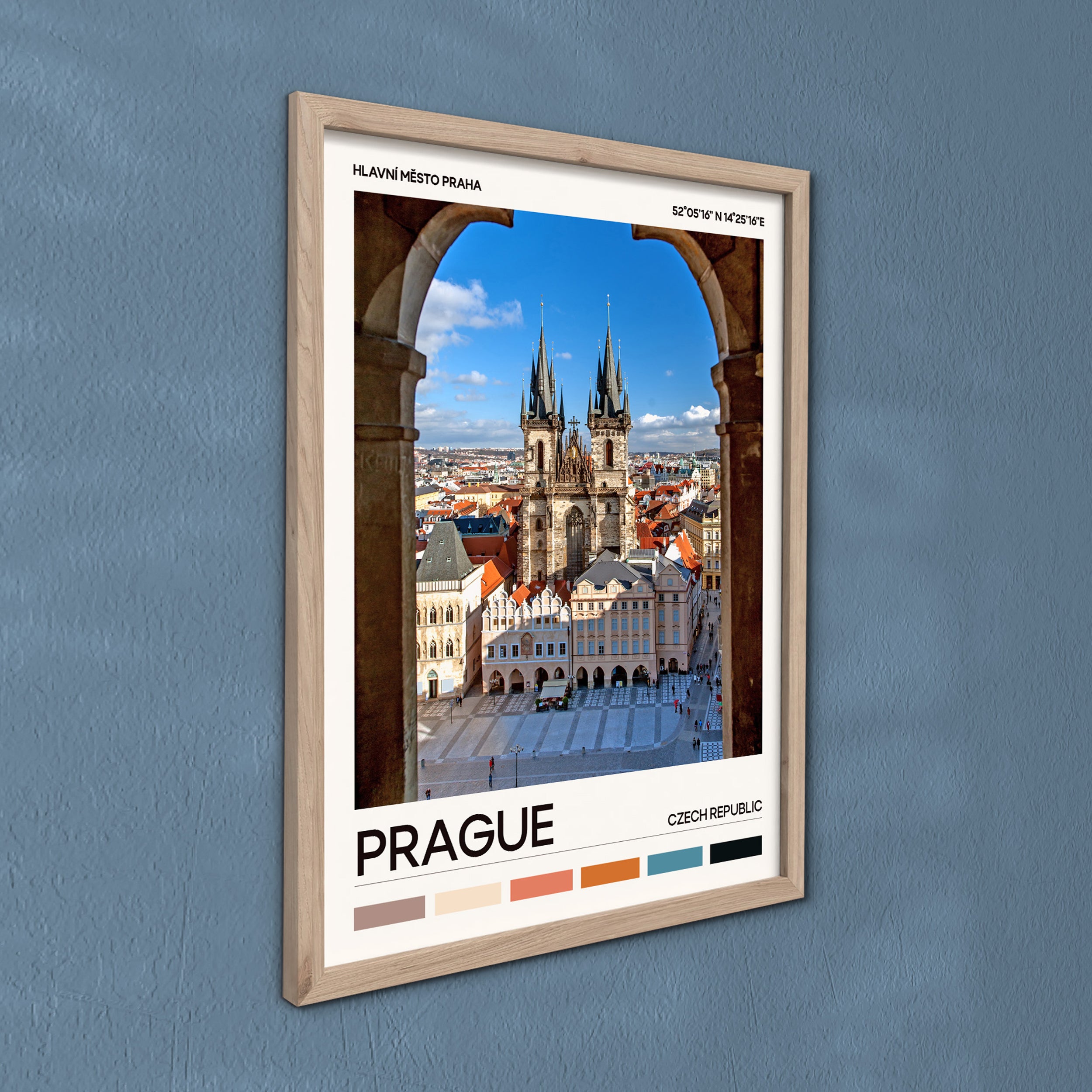 Obraz w ramie Prague 40x30 cm