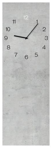 Zegar ścienny Concrete 60x20 cm szary