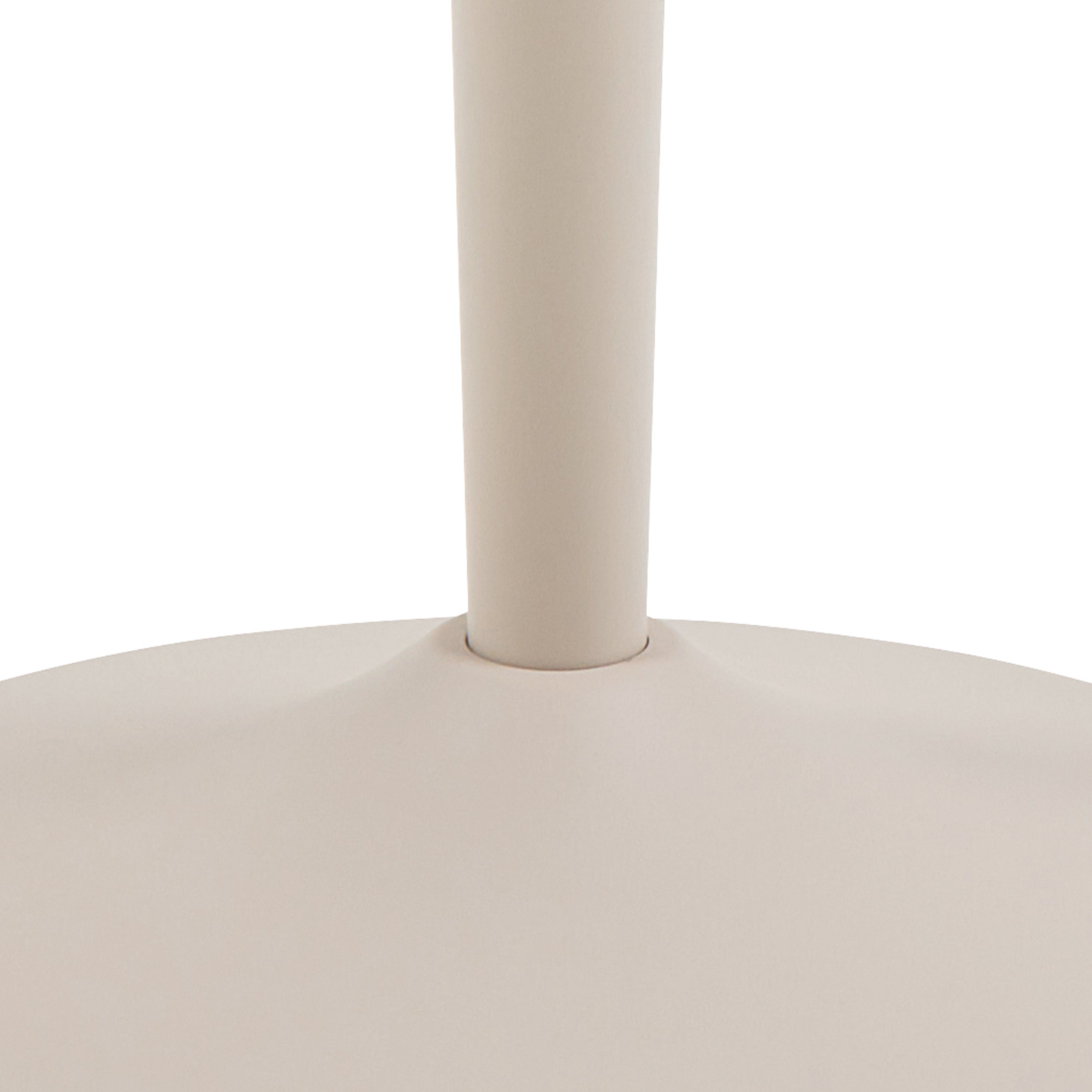 Stolik barowy Roshly średnica 80 cm trawertyn ceramiczny blat z metalową podstawą