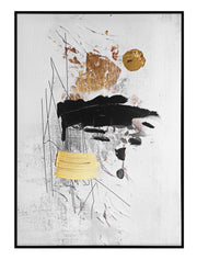 Obraz z ręcznie malowanymi elementami Fan II 100x70 cm