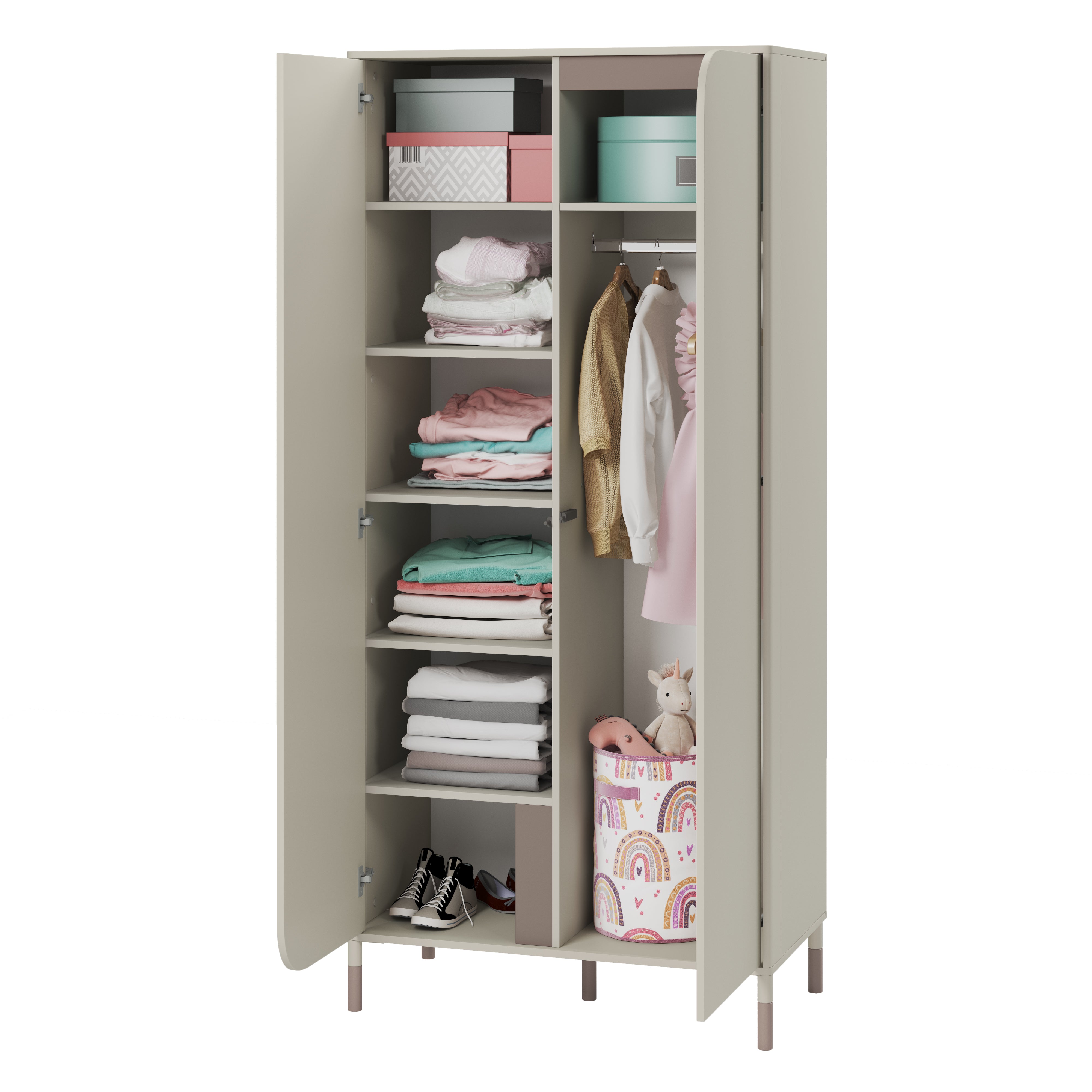 Szafa dwudrzwiowa Harmony 92 cm kaszmir