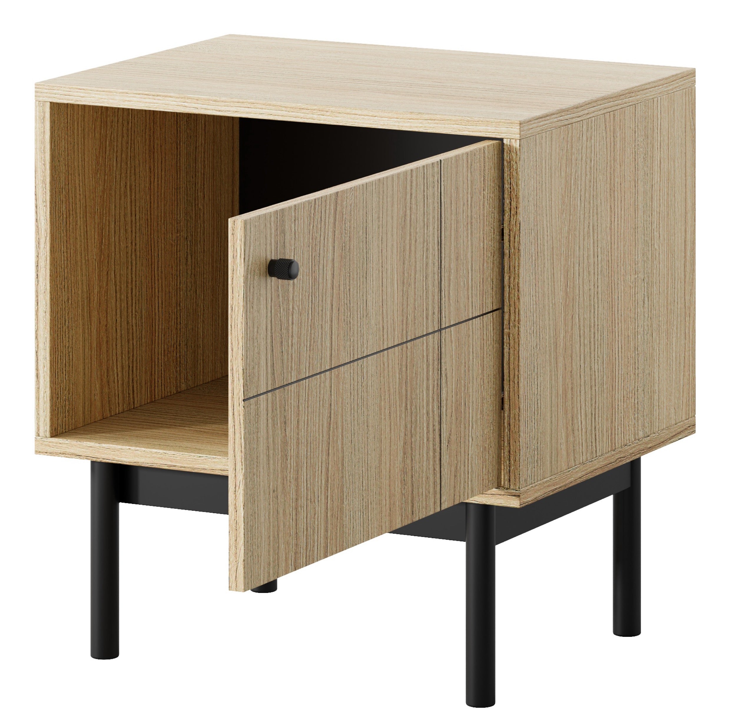 Szafka nocna Japandies 54 cm Dąb linea
