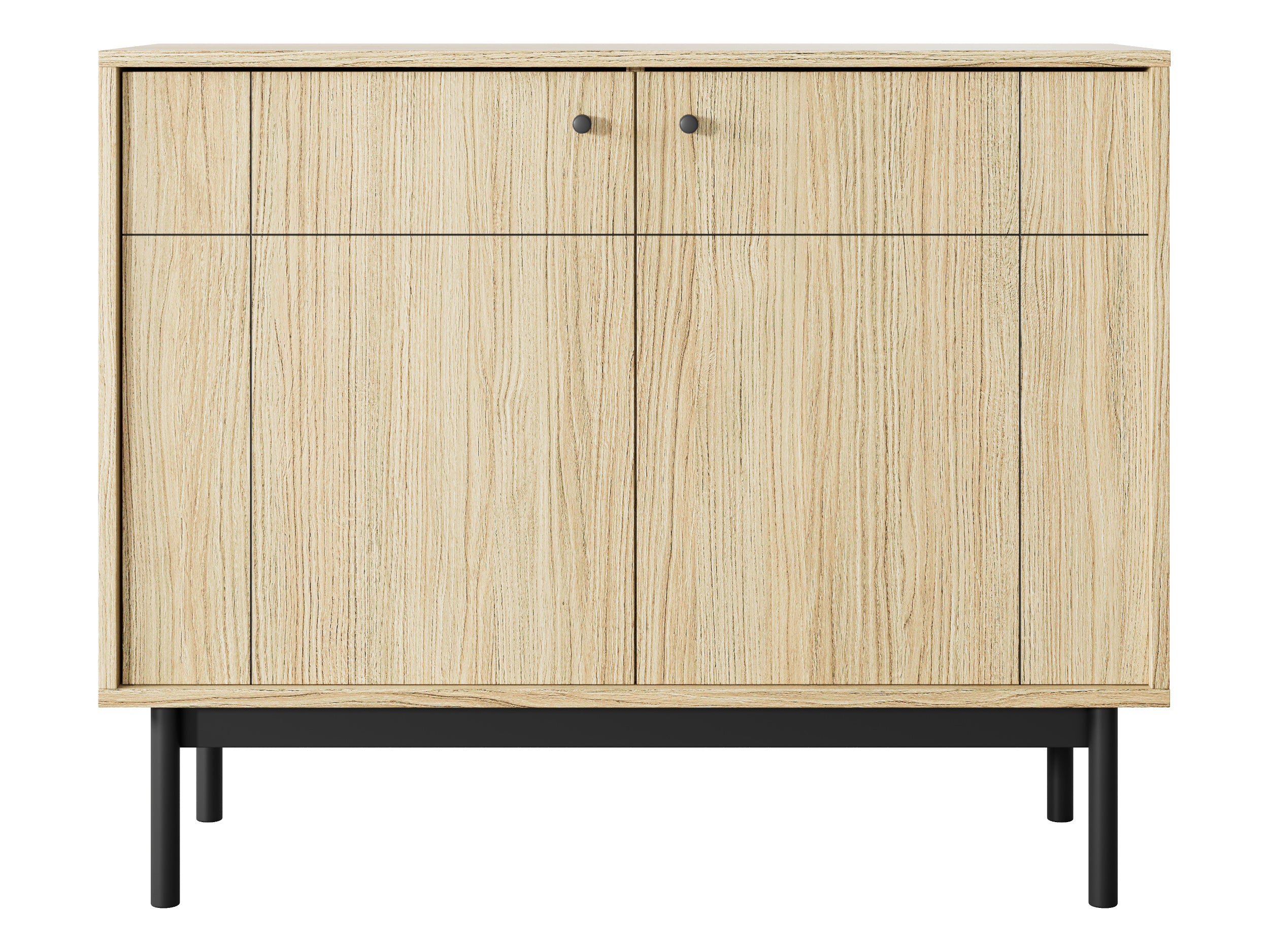 Komoda dwudrzwiowa Japandies 104 cm Dąb linea