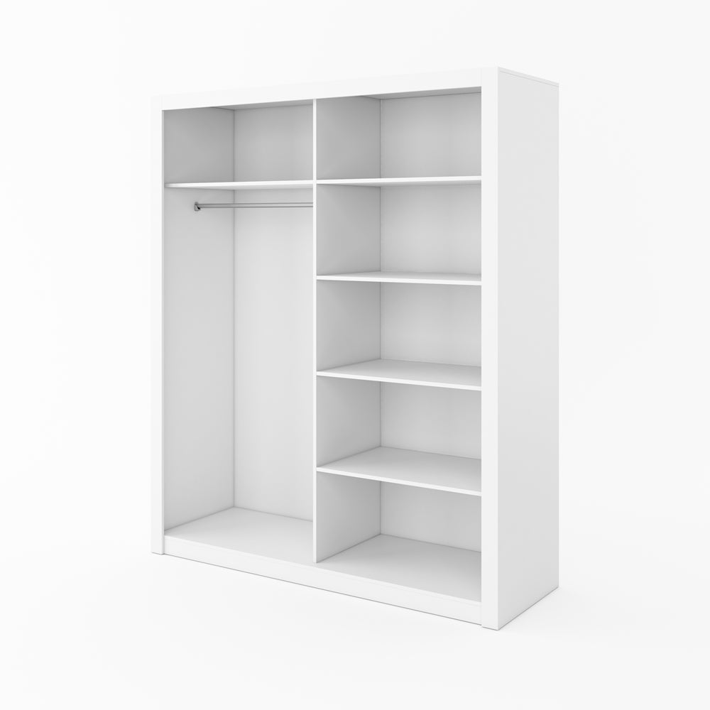 Szafa Idea 180 cm z lustrami biała