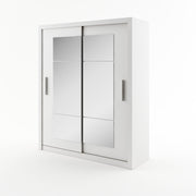 Szafa Idea 180 cm z lustrami biała