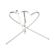 Plafon Splice srebrny x3