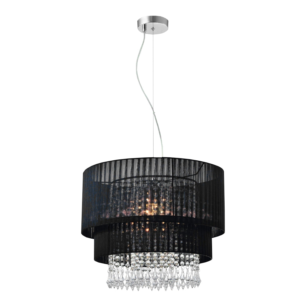 Lampa wisząca Bennett czarna średnica 45 cm