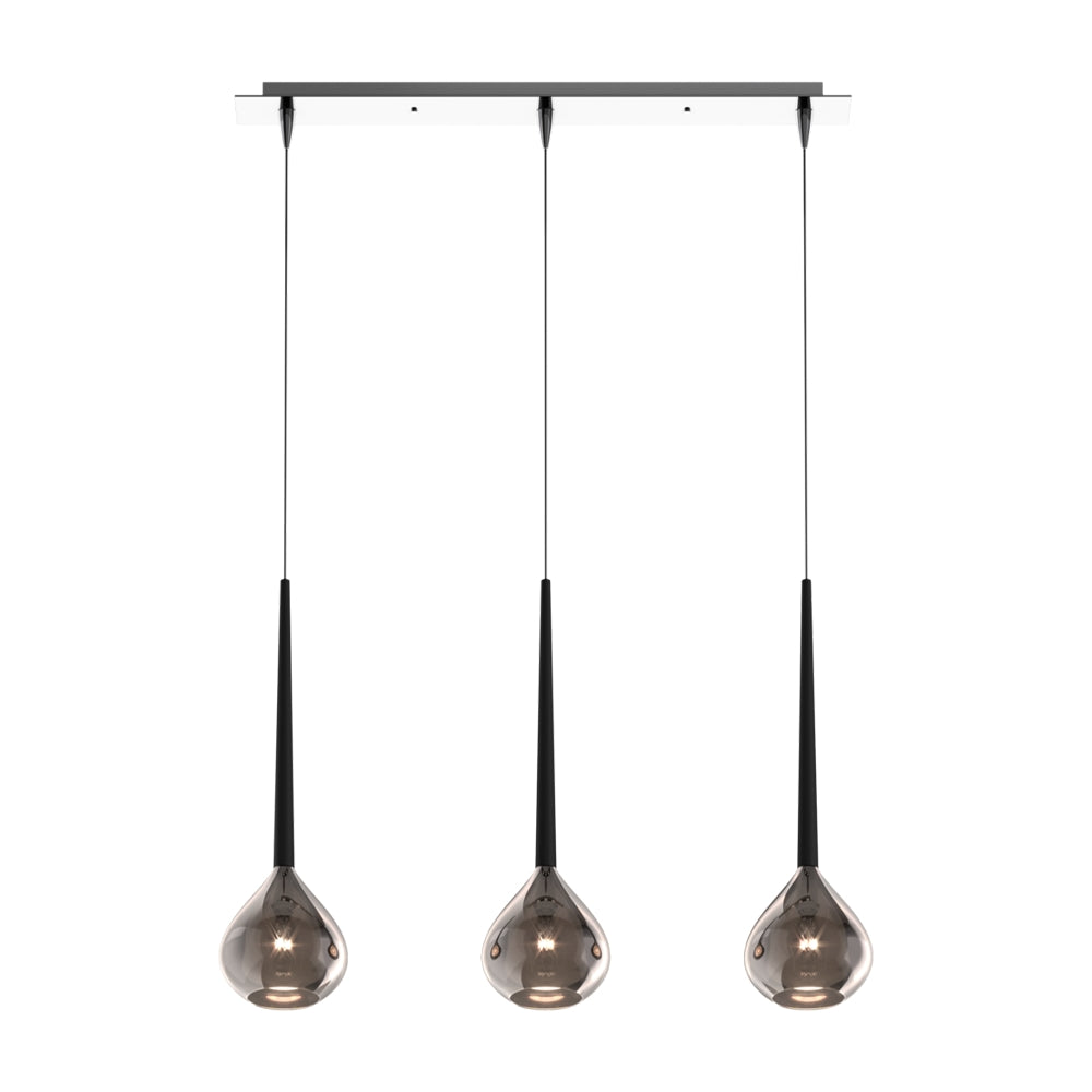 Lampa wisząca Lorens srebrna x3