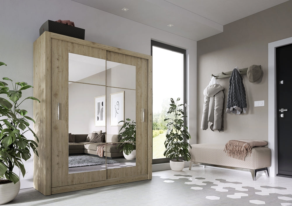 Szafa Idea 180 cm z lustrami San remo