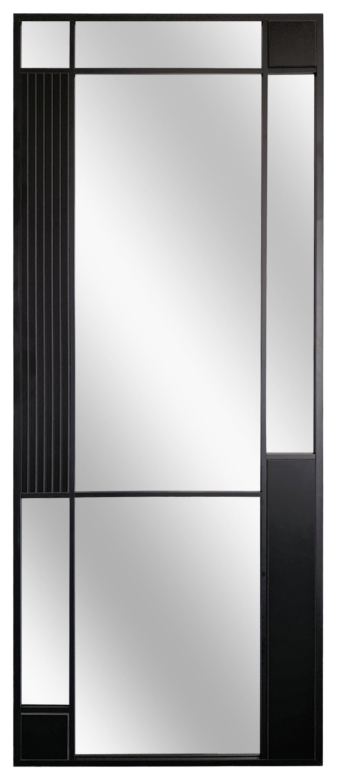 Lustro ścienne Mono 150x60 cm czarne