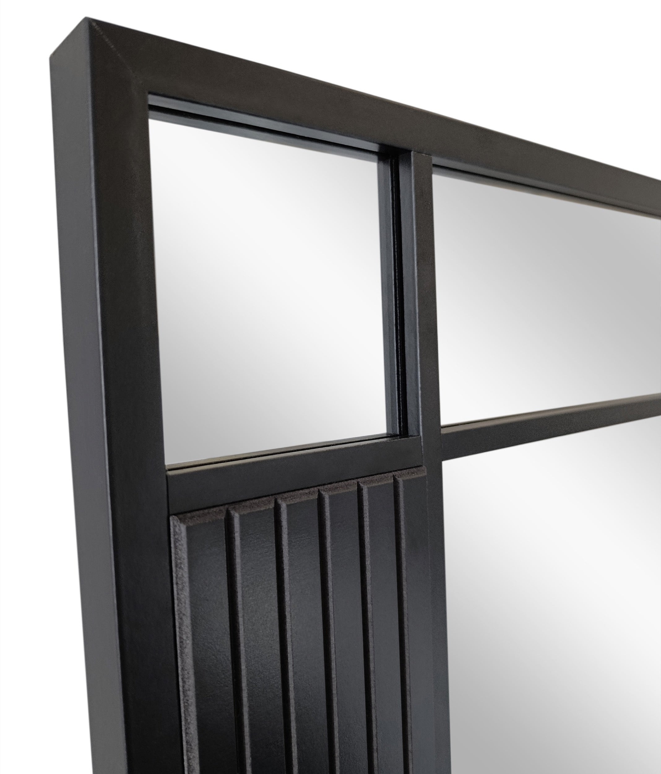 Lustro ścienne Mono 150x60 cm czarne