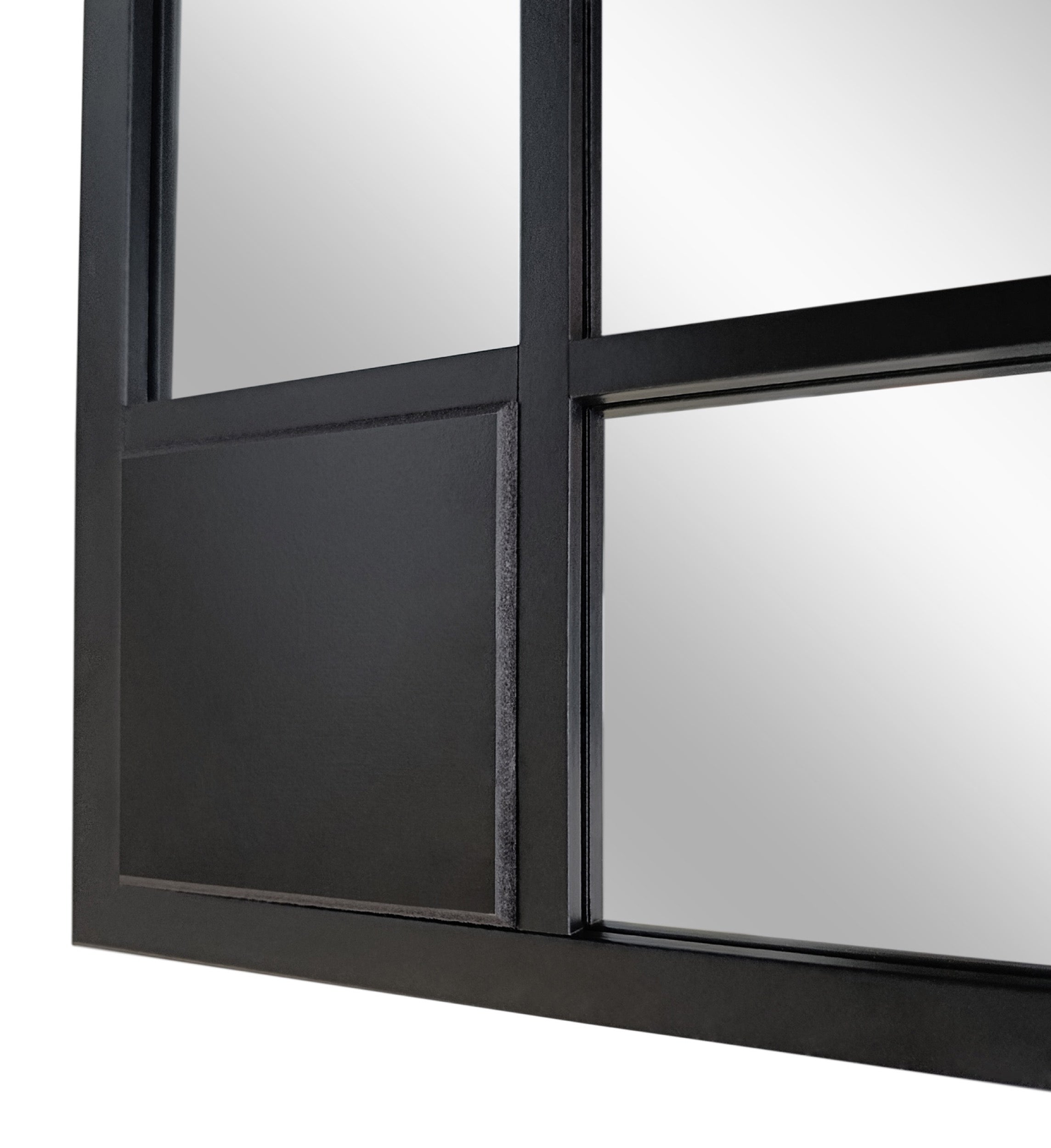 Lustro ścienne Slate 95x65 cm czarne