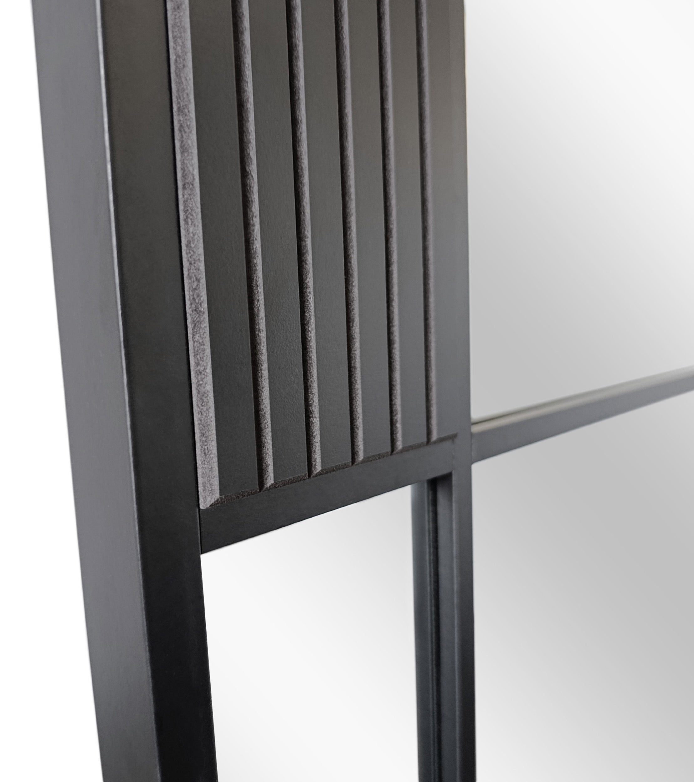 Lustro ścienne Slate 95x65 cm czarne