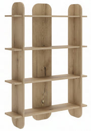 Regał Livio z czterema półkami 107 cm Dąb Evoke