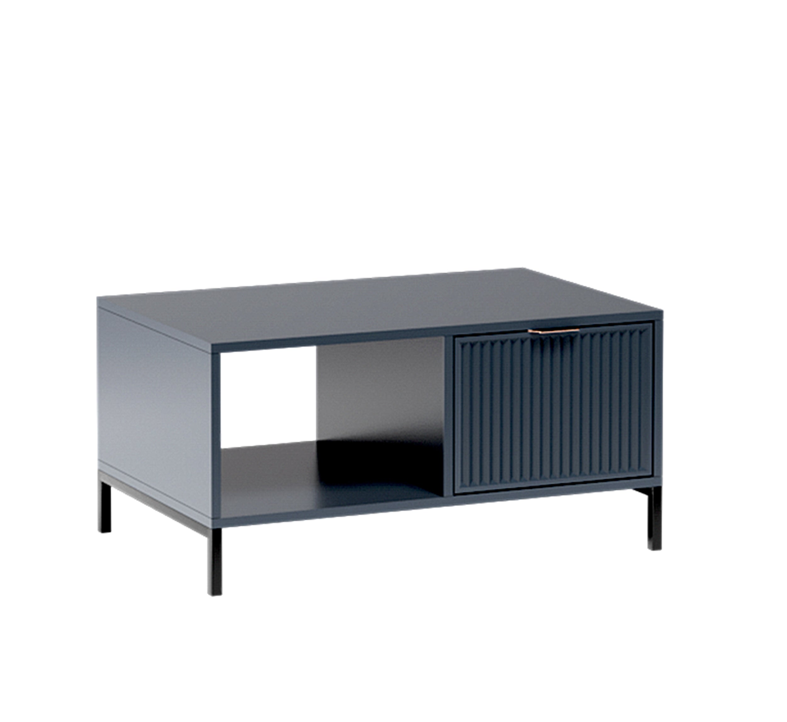Stolik kawowy Passimo 90cm ciemny granat