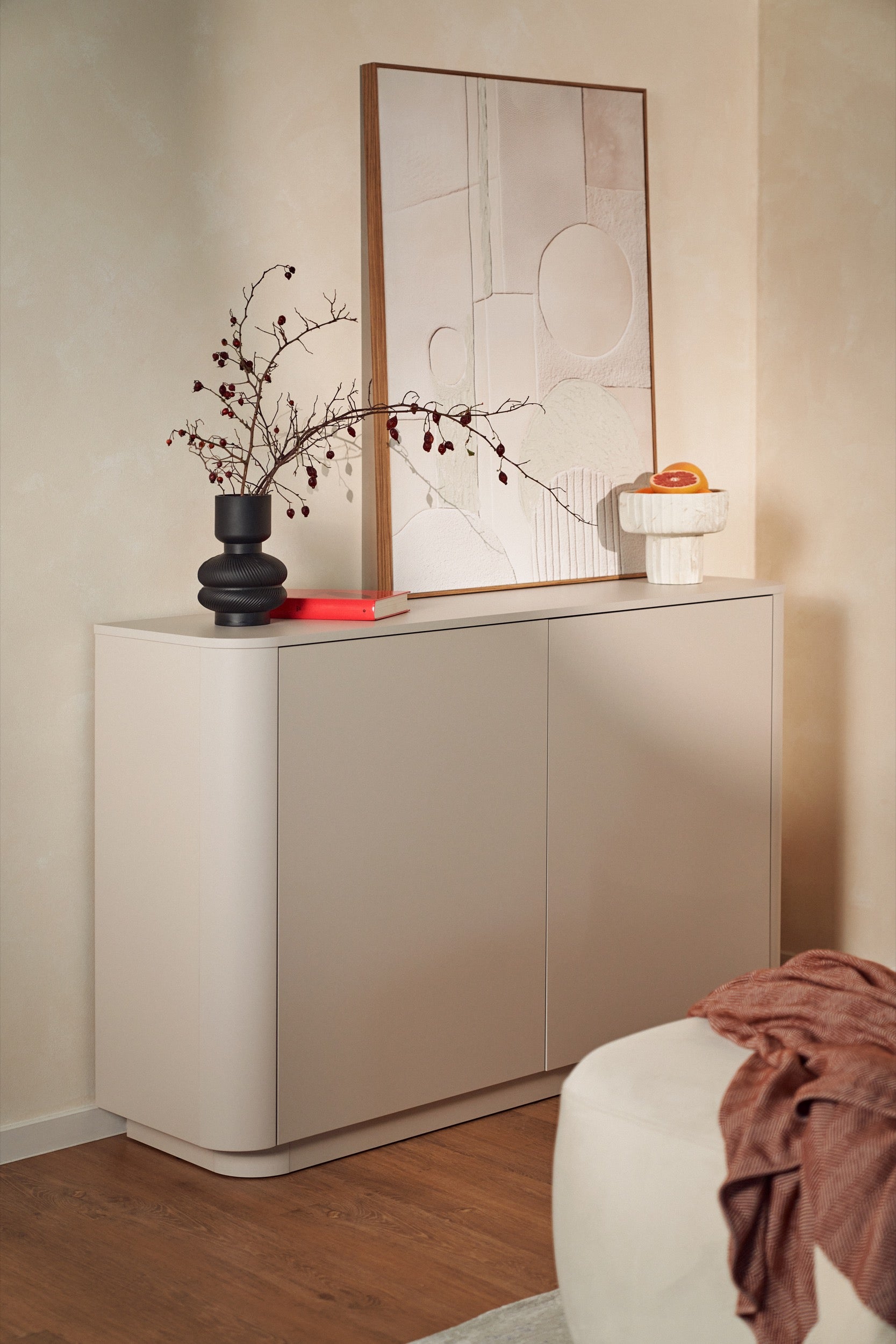 Komoda dwudrzwiowa Luvio 140 cm kaszmir