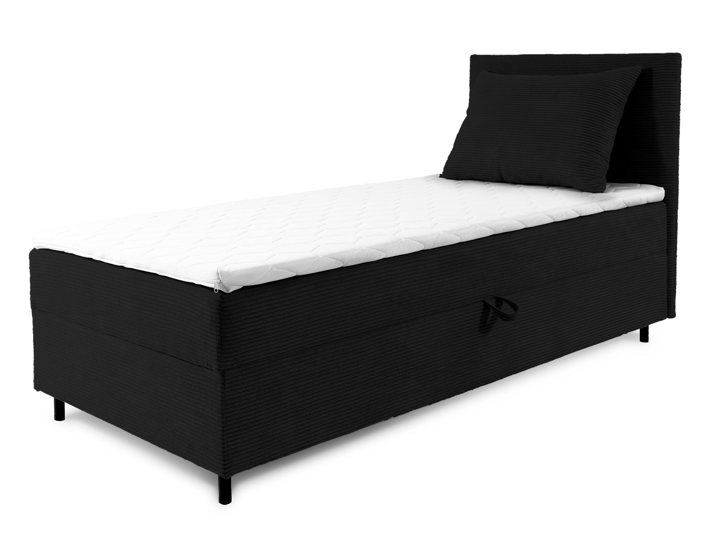 Łóżko kontynentalne jednosobowe Montigo Mini 100x200 cm z pojemnikiem ...