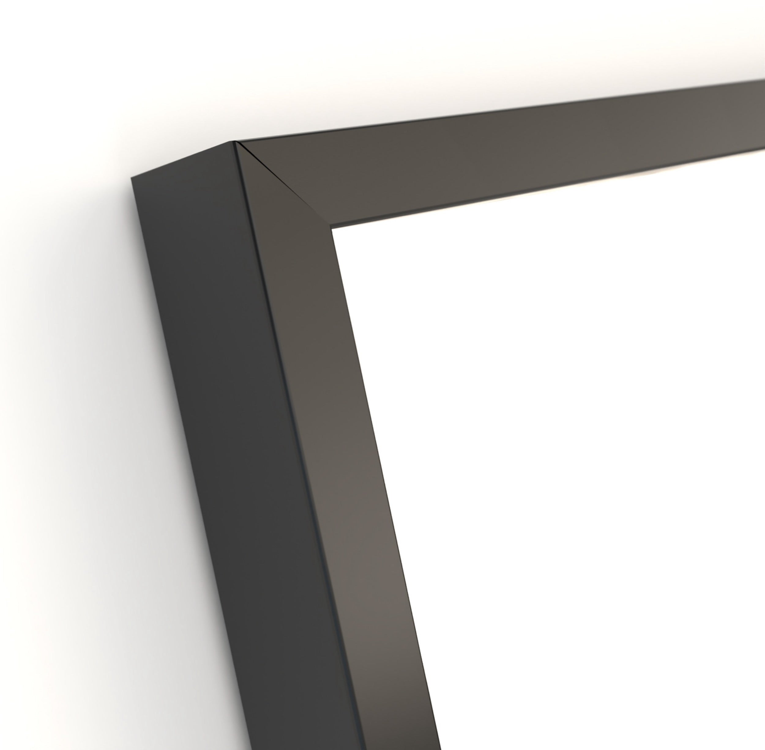 Panel lustrzany Toringo moduł C 140x35 cm czarna rama