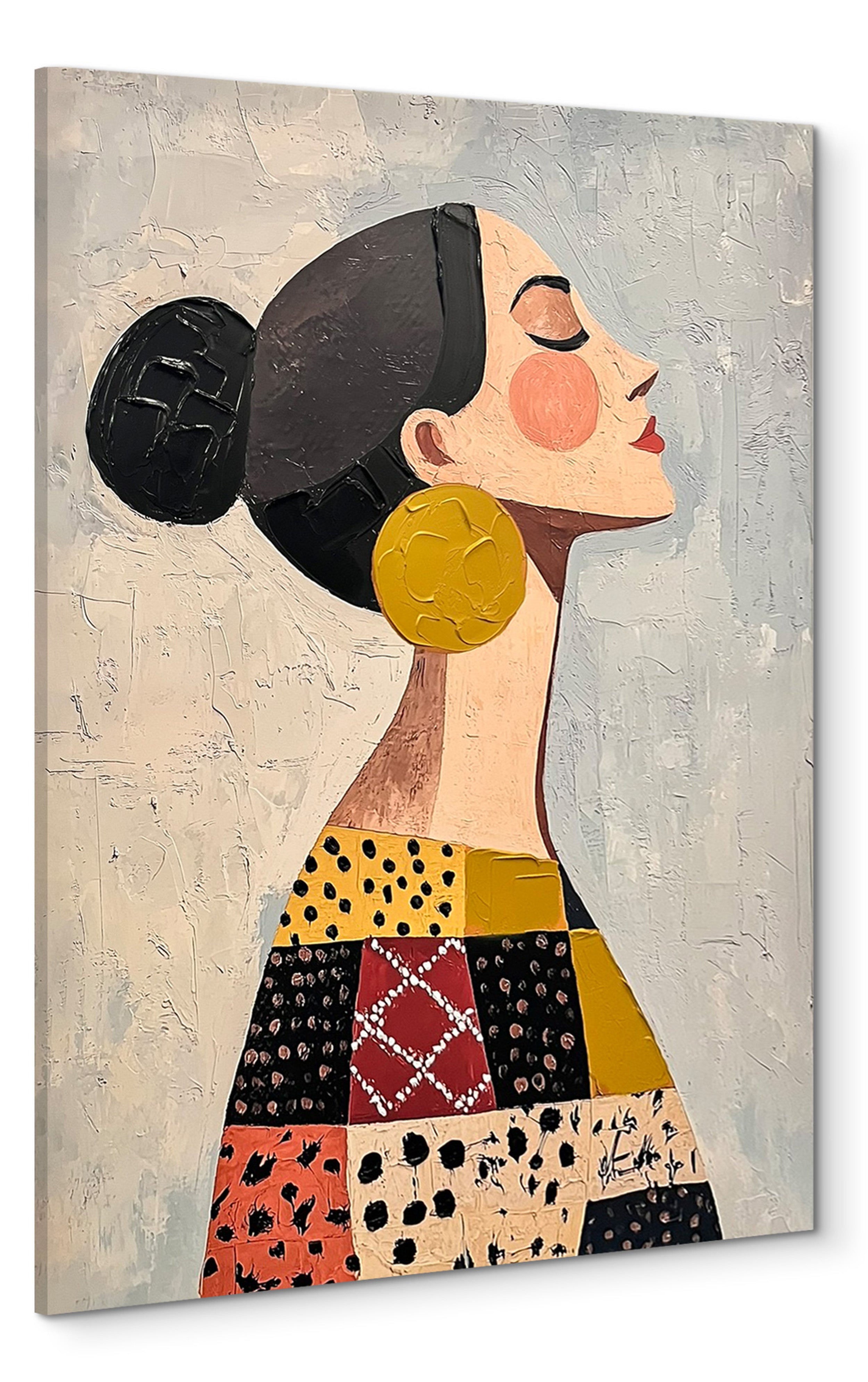 Obraz z ręcznie malowanymi elementami Mae 100x70 cm