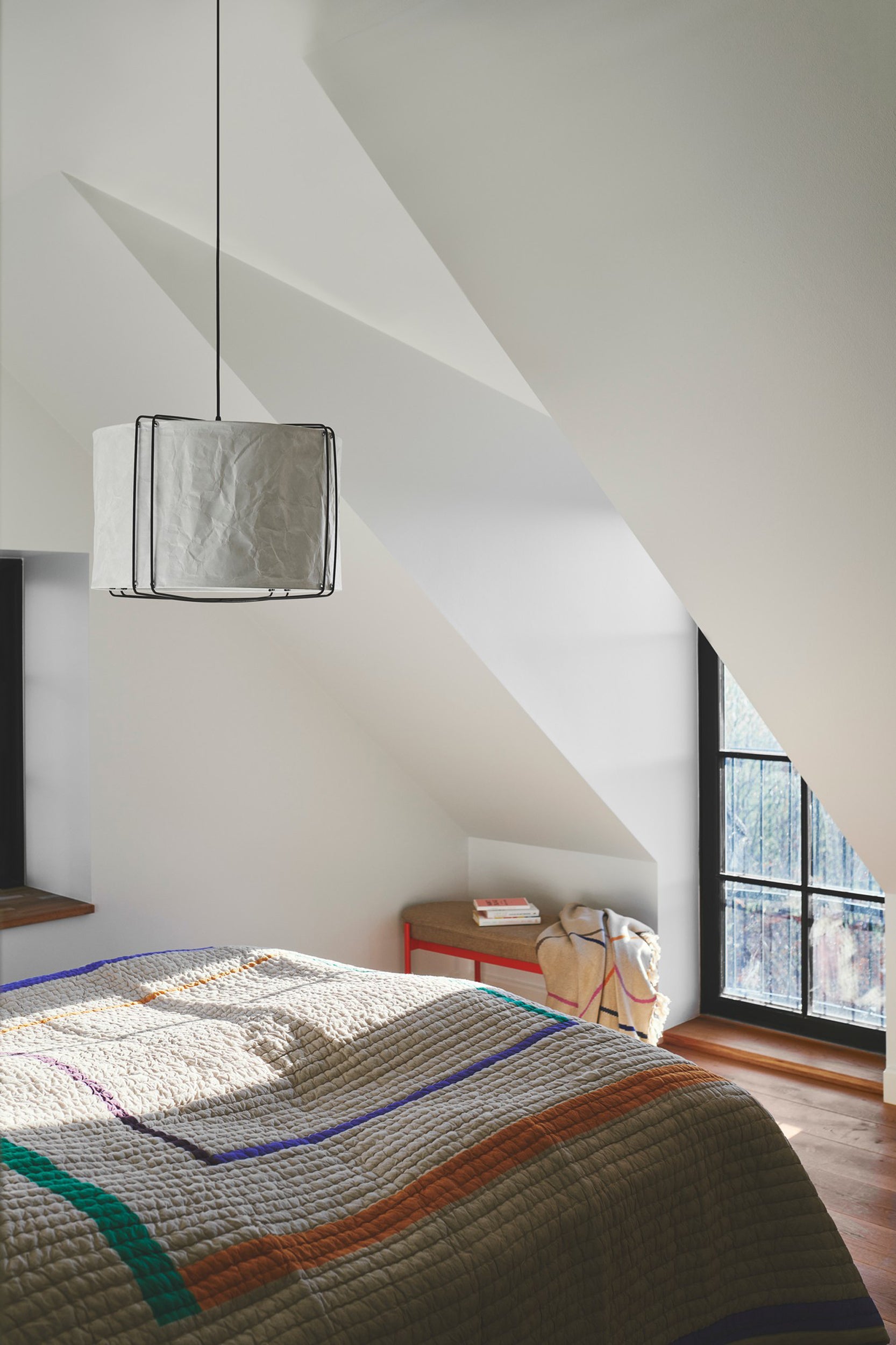 Lampa wisząca Cardine 35 cm czarno-biała