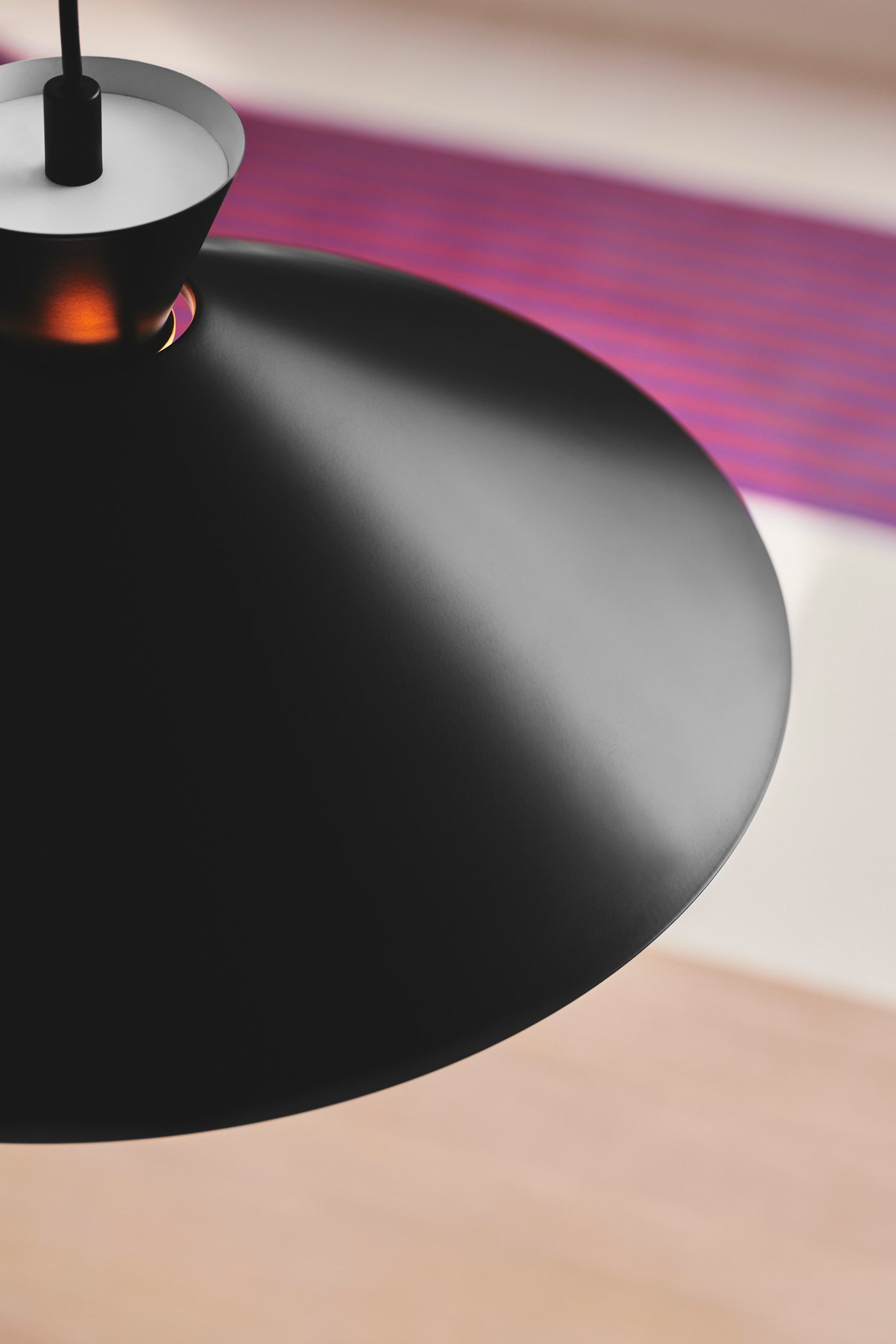 Lampa wisząca Dial 45 cm czarna