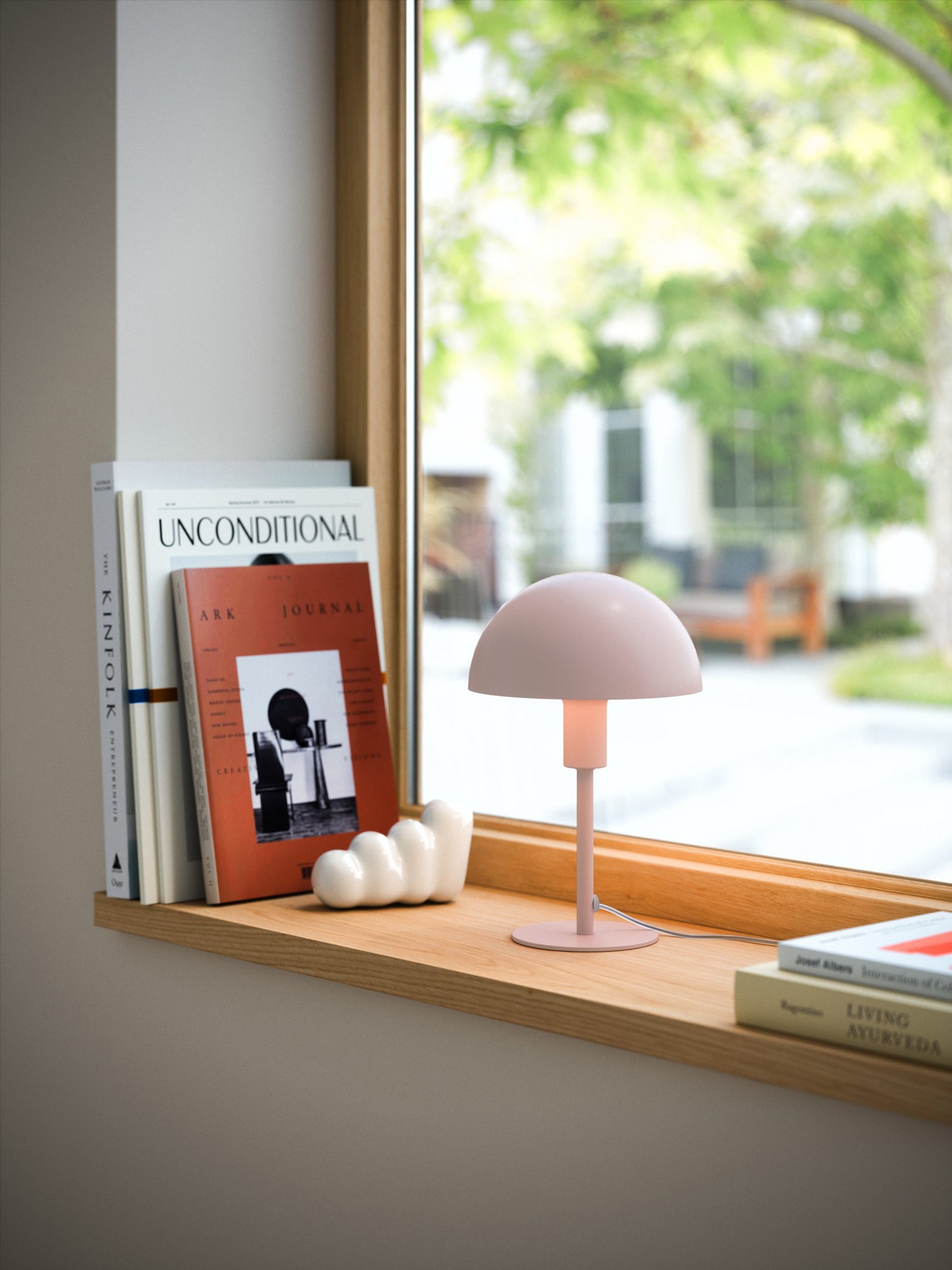 Lampa stołowa Ellen Mini pudrowo różowa