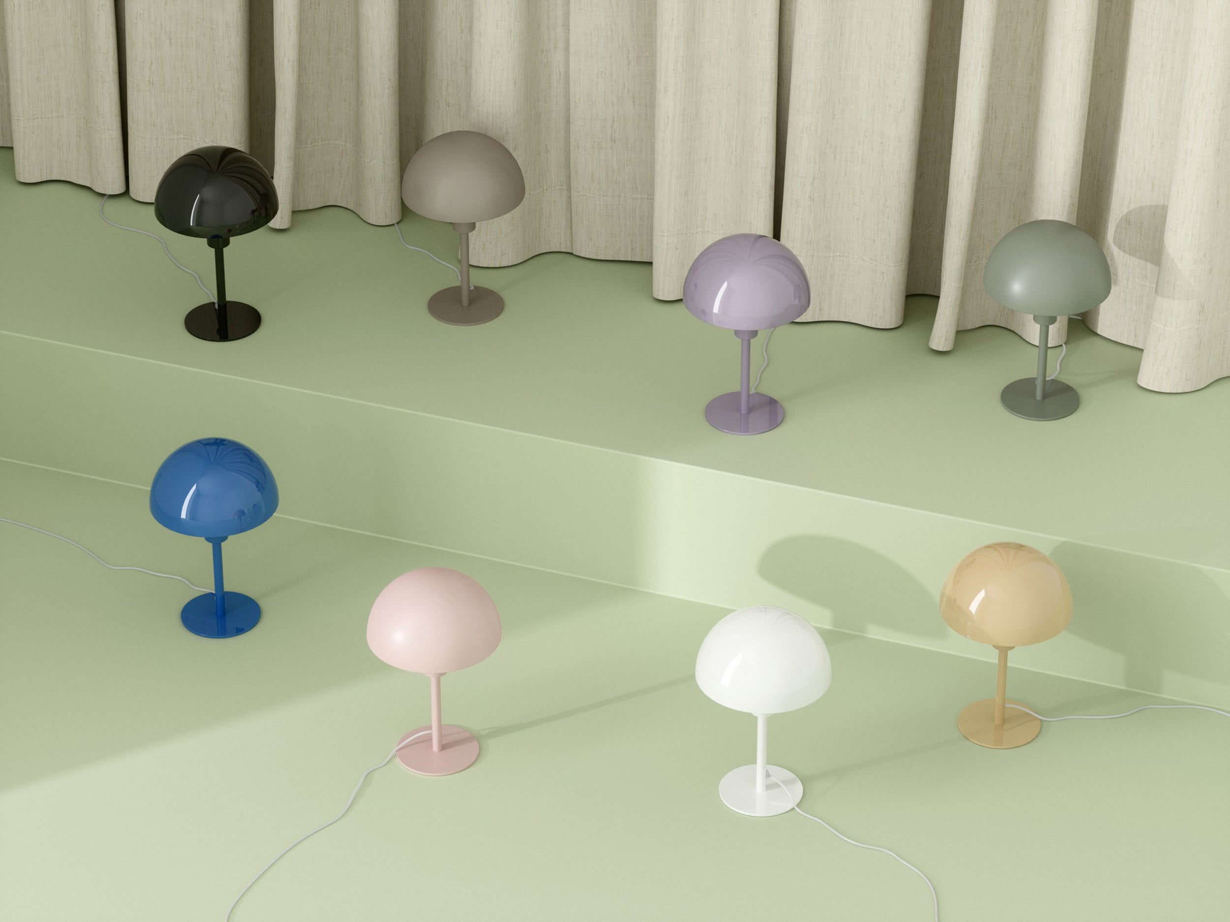 Lampa stołowa Ellen Mini pudrowo różowa