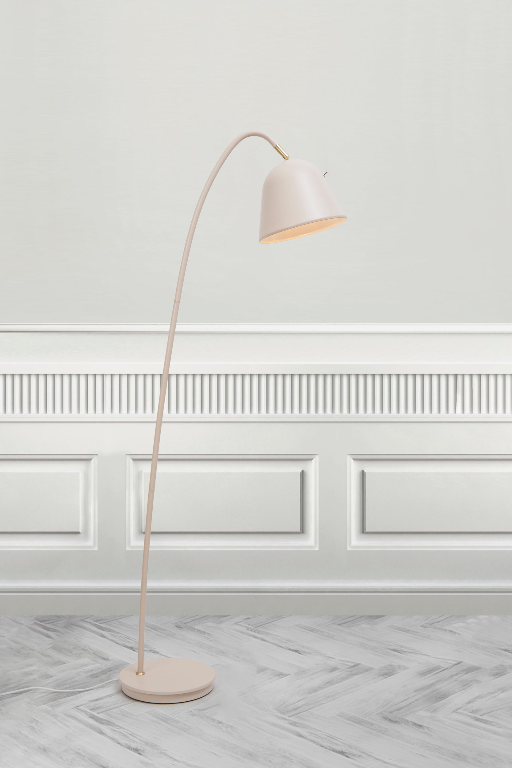 Lampa podłogowa Fleur beżowa