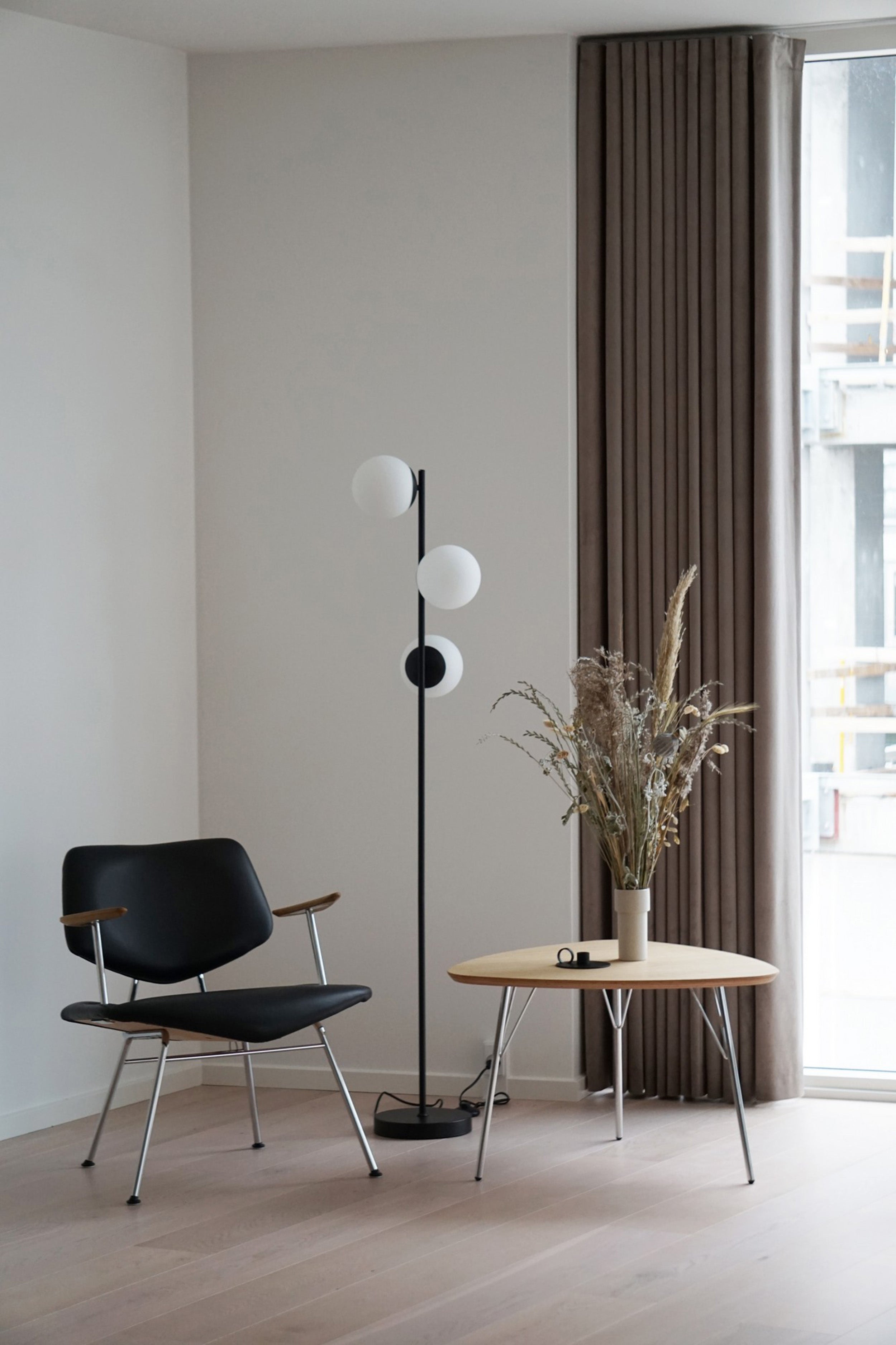 Lampa podłogowa Lilly x3 czarna