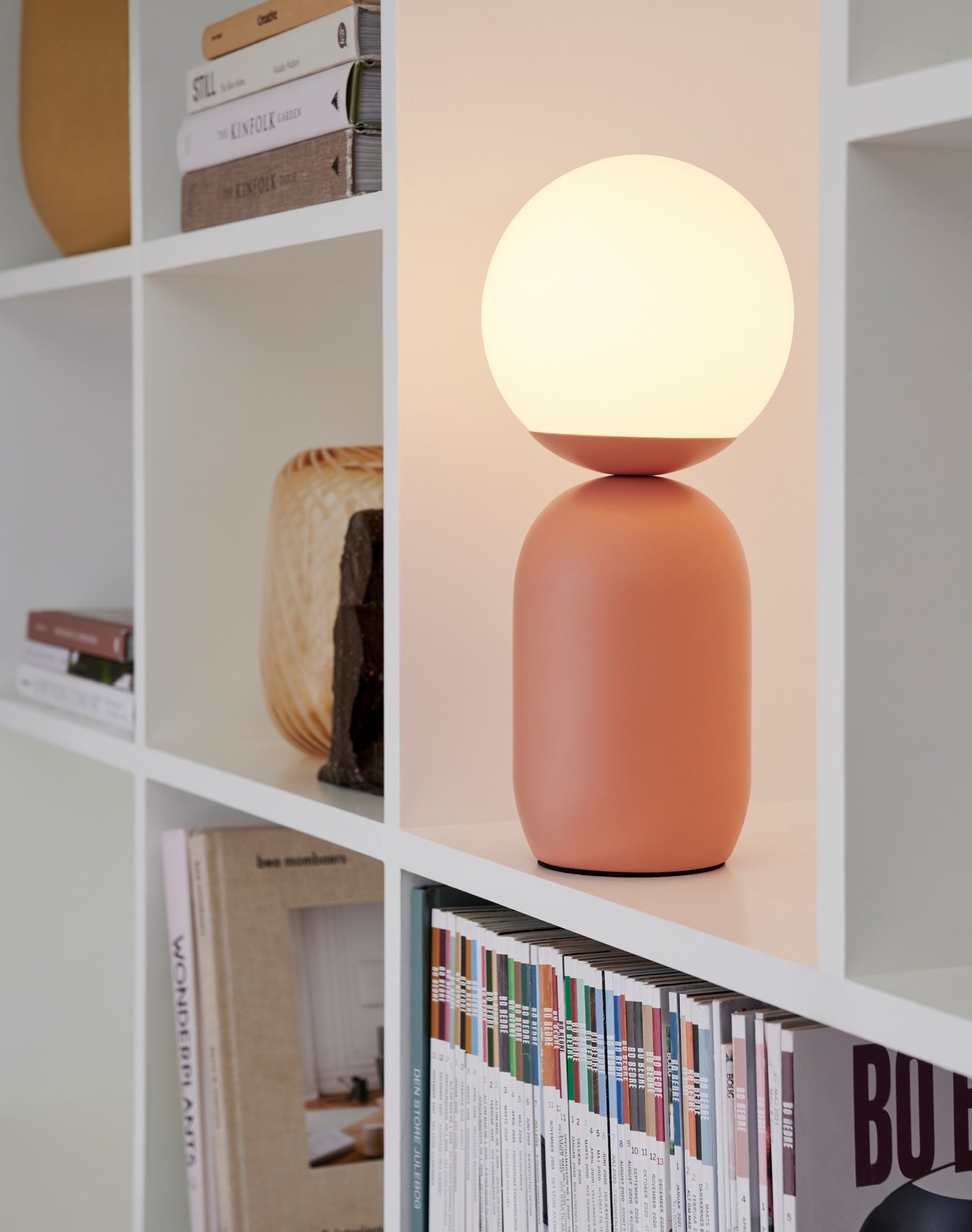 Lampa stołowa Notti terracotta