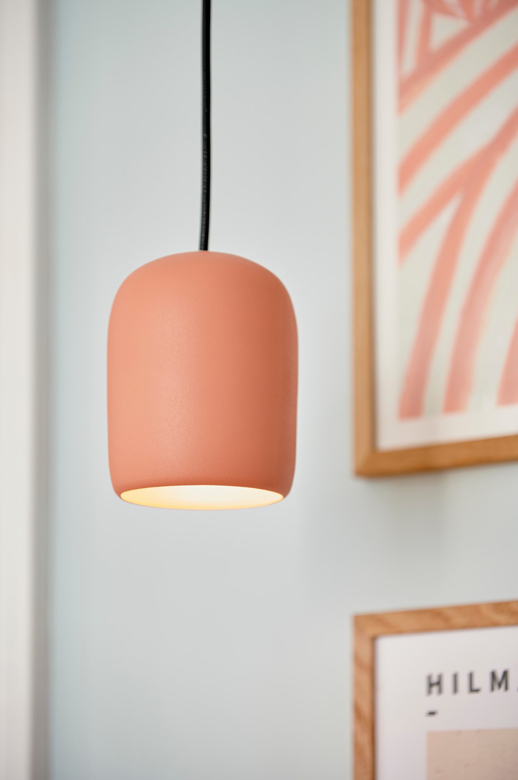 Lampa wisząca Notii terracotta