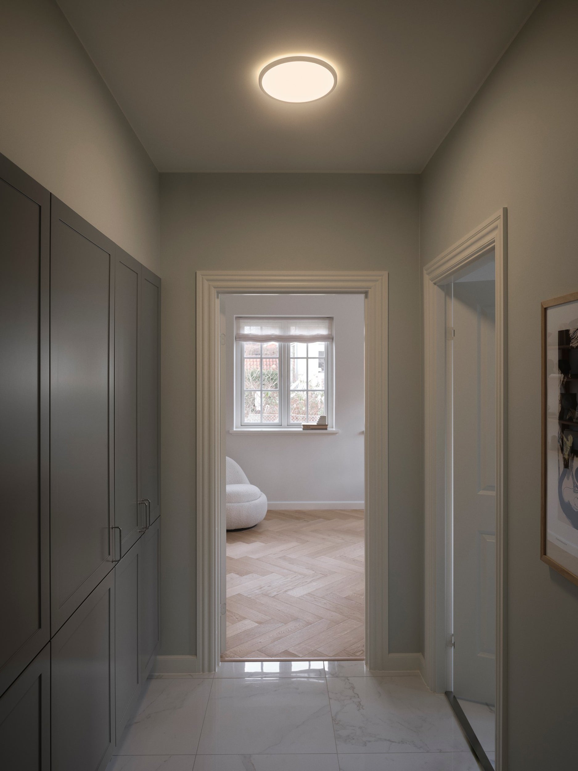 Lampa sufitowa Oja z czujnikiem ruchu 2700k IP54